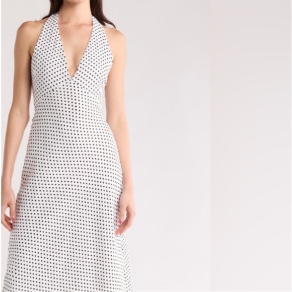 NWT • Delilah linen dress in eclipse dot - Picture 6 of 9